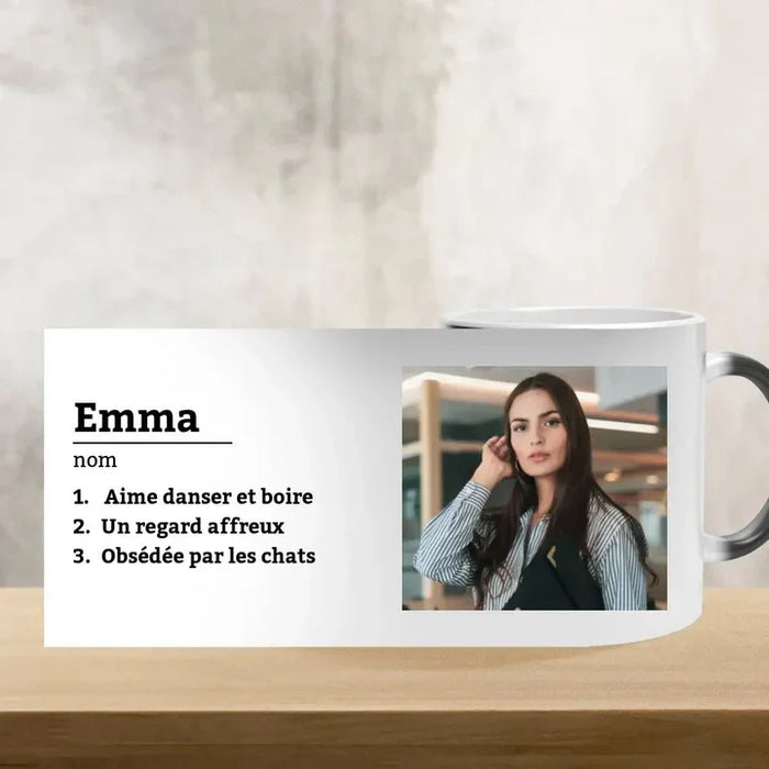 Mug magique personnalsable