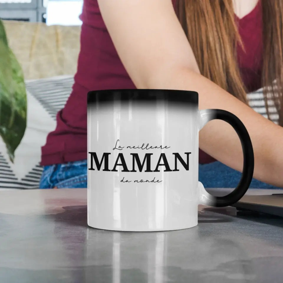 Maman et photo - Tasse magique