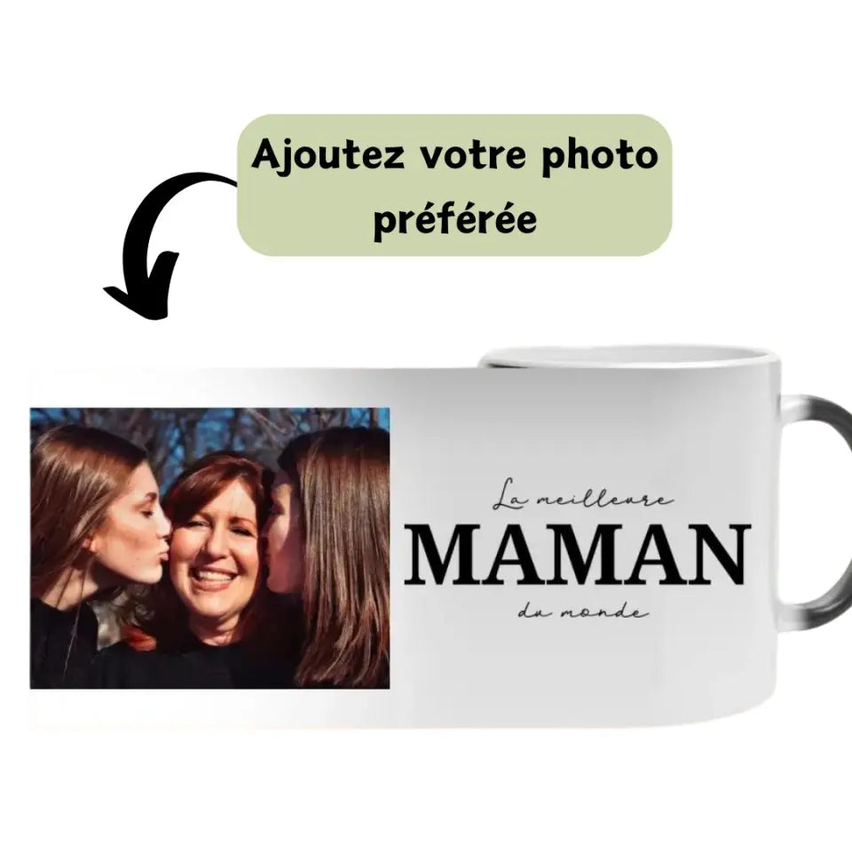 Maman et photo - Tasse magique