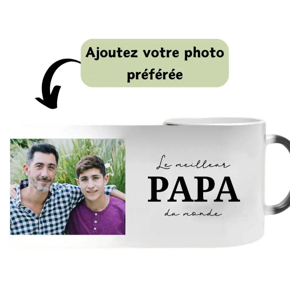 Papa et photo - Tasse magique