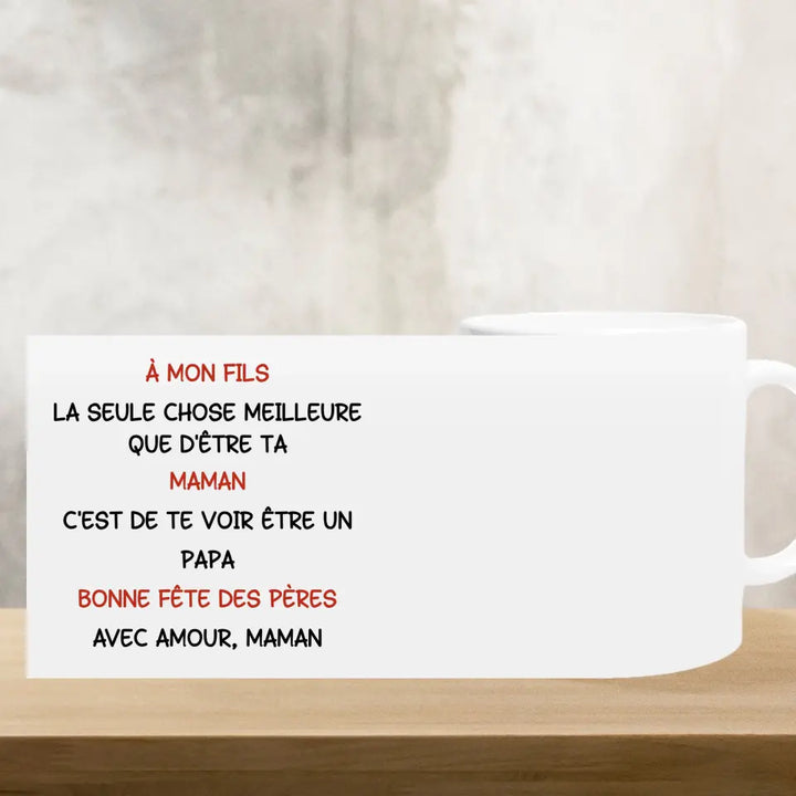 À mon fils - Papa Tasse en Céramique