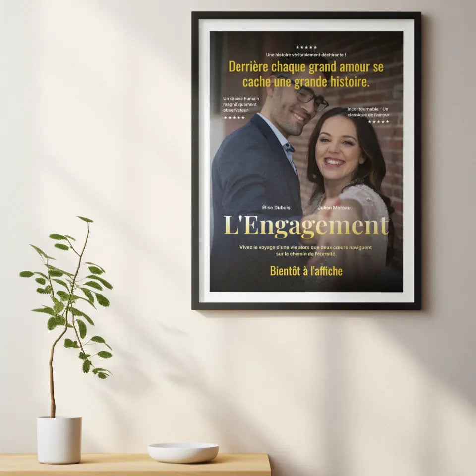 L'Engagement - Affiche personnalisée