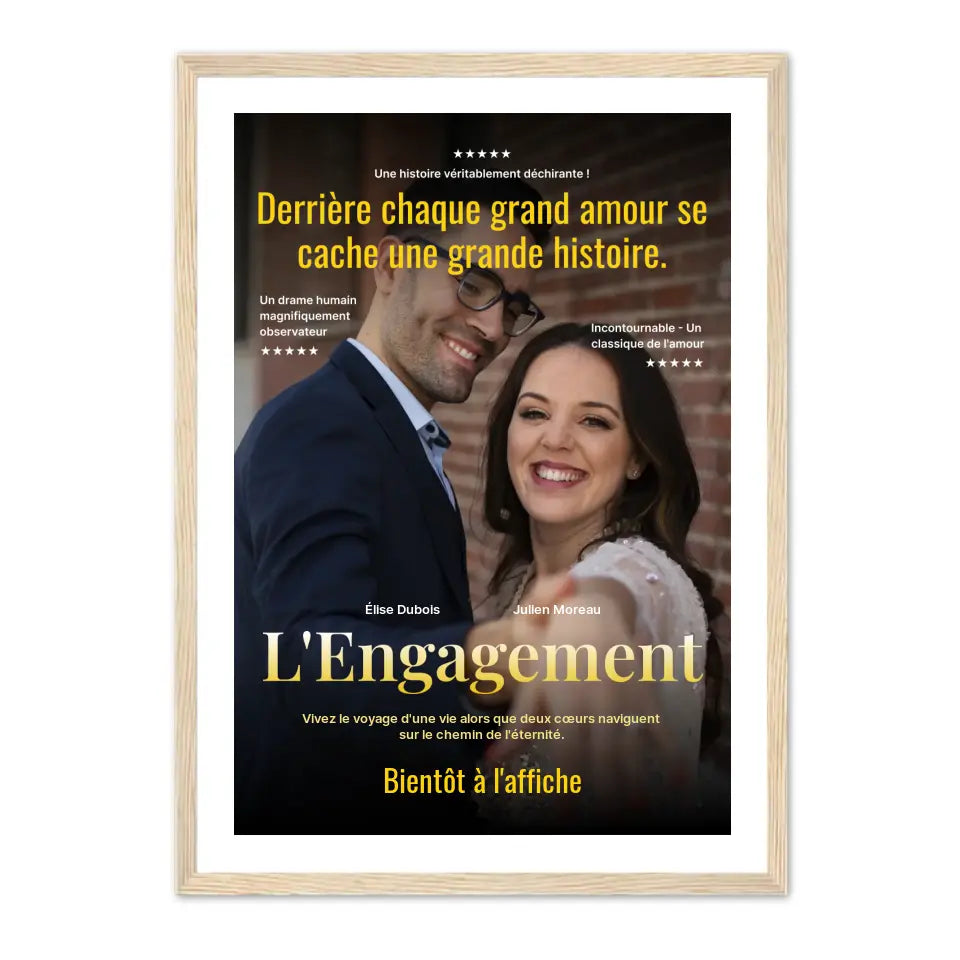 L'Engagement - Affiche personnalisée