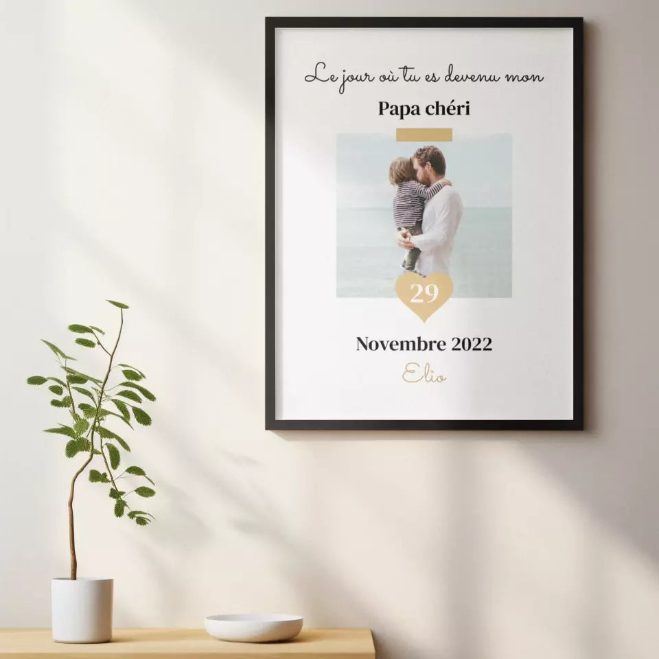 Un jour spécial Ed. Papa - Affiche Personnalisée