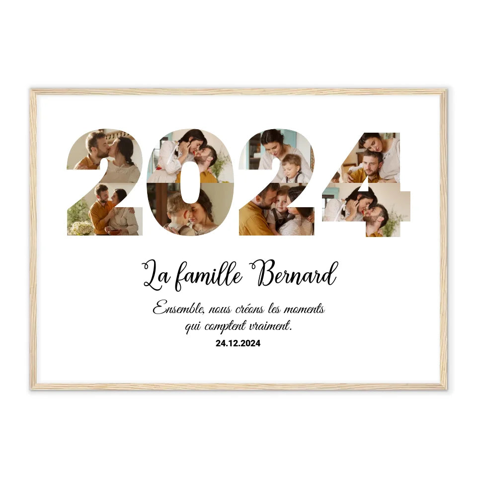 2024 Moments Ensemble - Affiche personnalisée