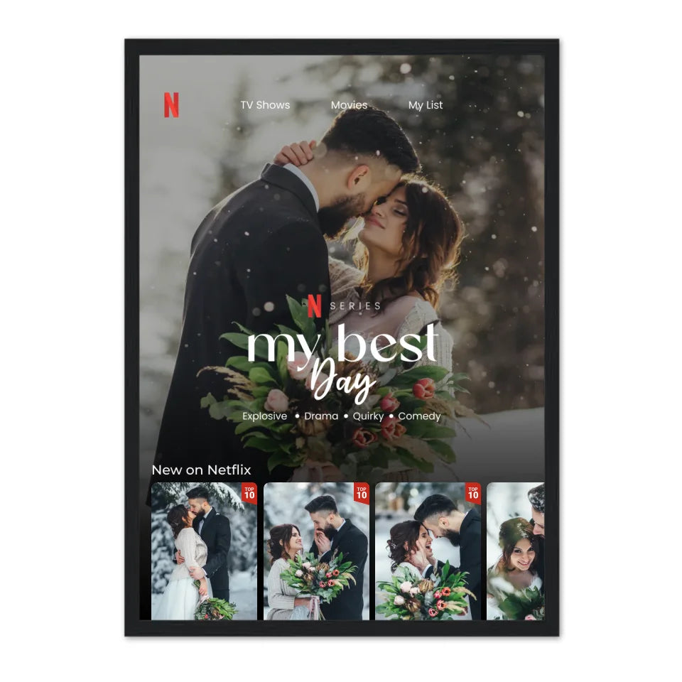 Netflix My Best Day - Affiche personnalisée