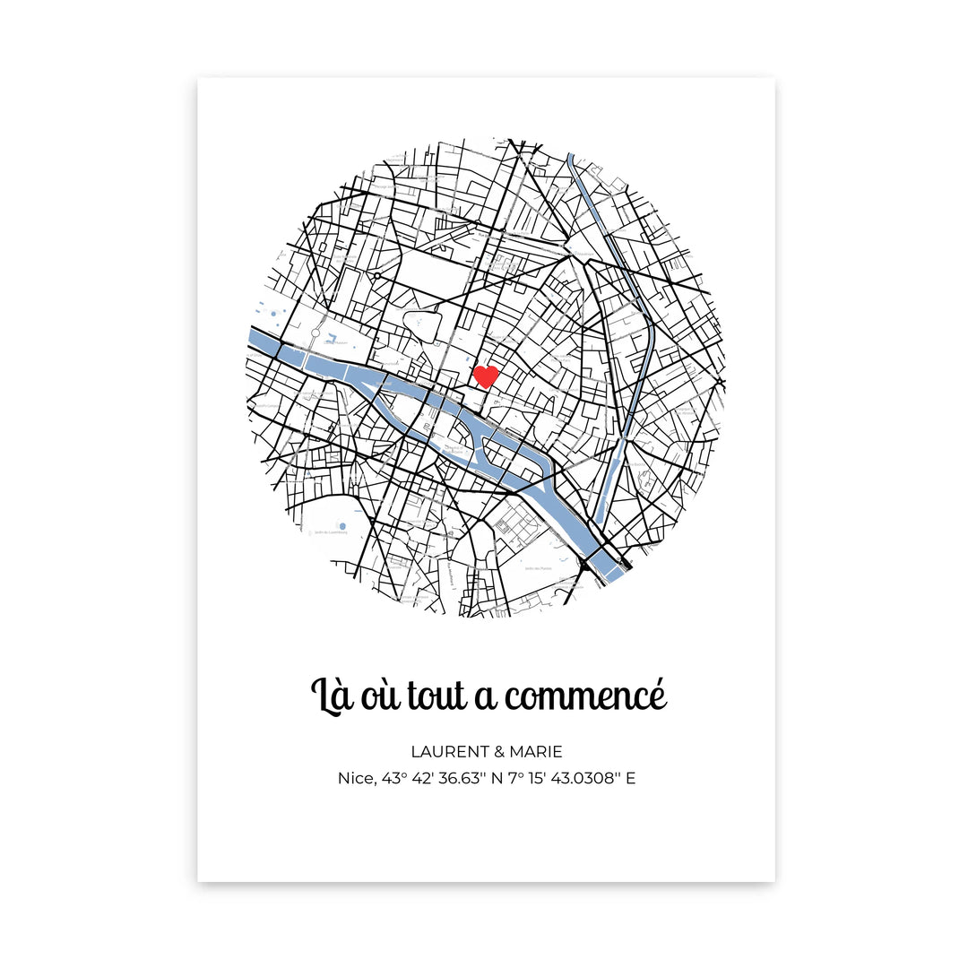 Là où tout a commencé - Affiche personnalisée