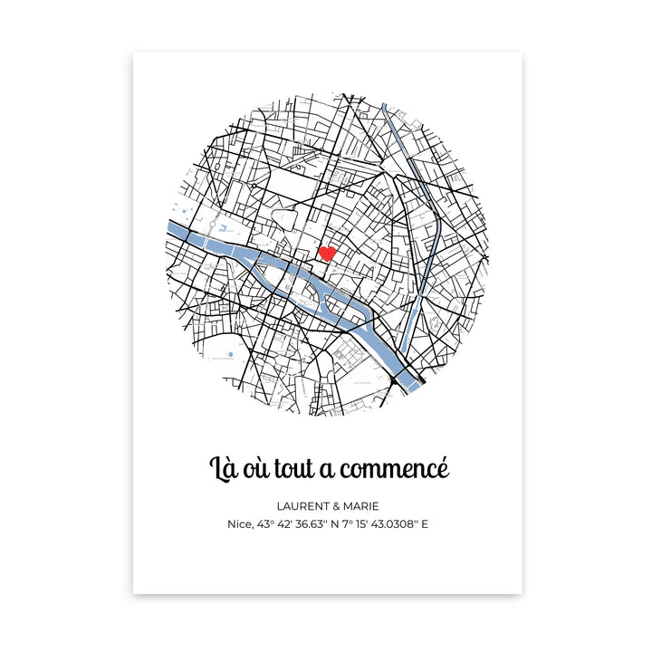 Là où tout a commencé - Affiche personnalisée