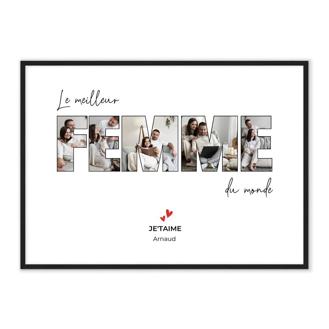 La meilleure épouse/femme - Affiche Personnalisée