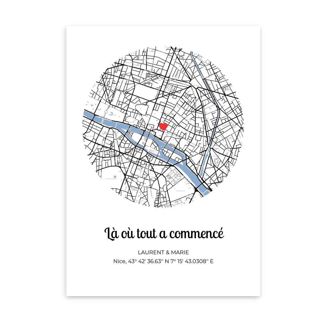 Là où tout a commencé - Affiche personnalisée