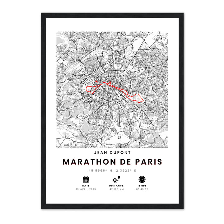 Marathon/course -Affiche Personnalisée