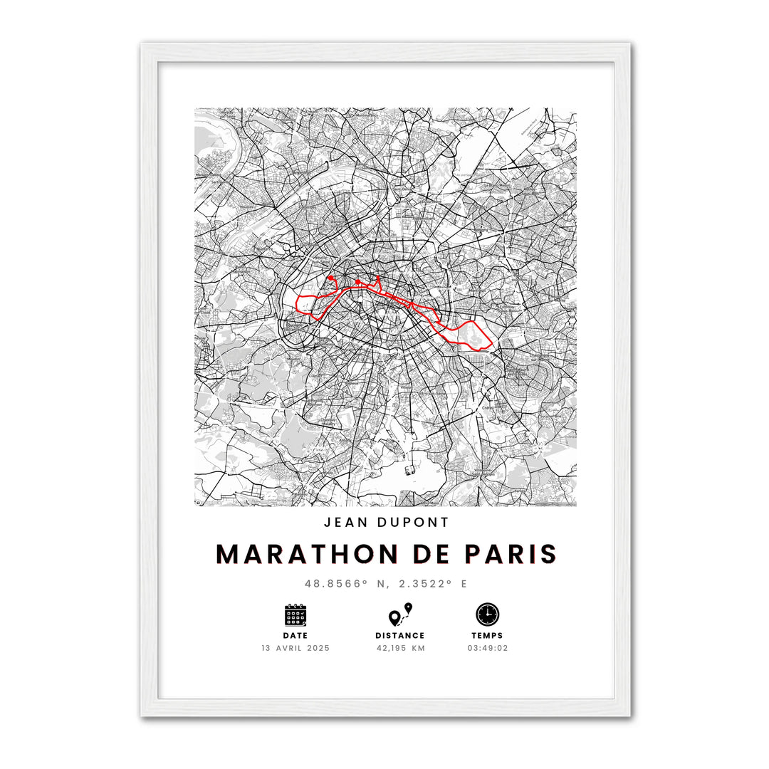 Marathon/course -Affiche Personnalisée