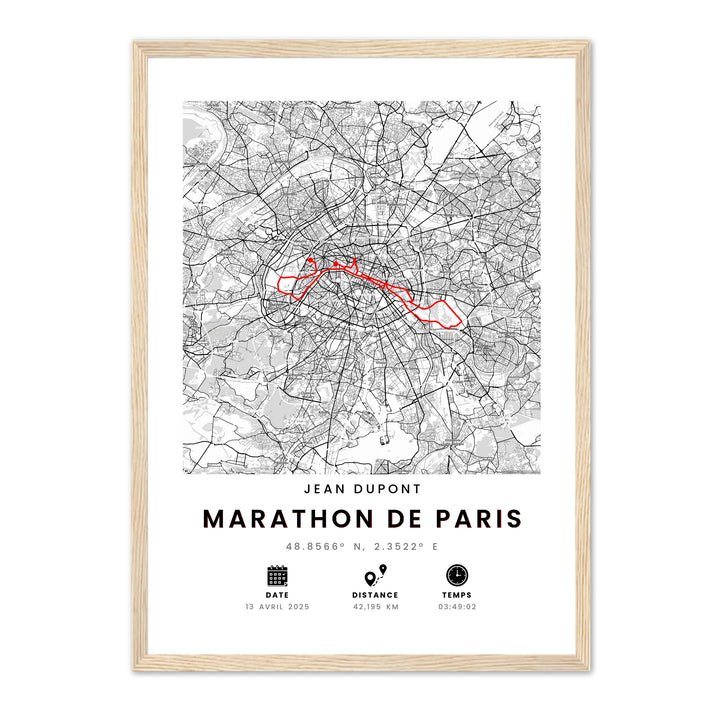 Marathon/course -Affiche Personnalisée