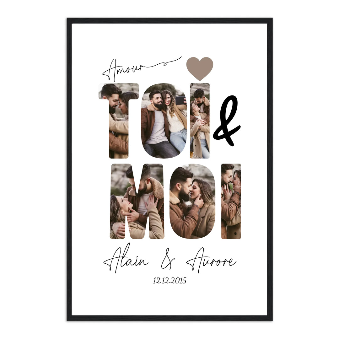 Toi & Moi - Affiche Personnalisée