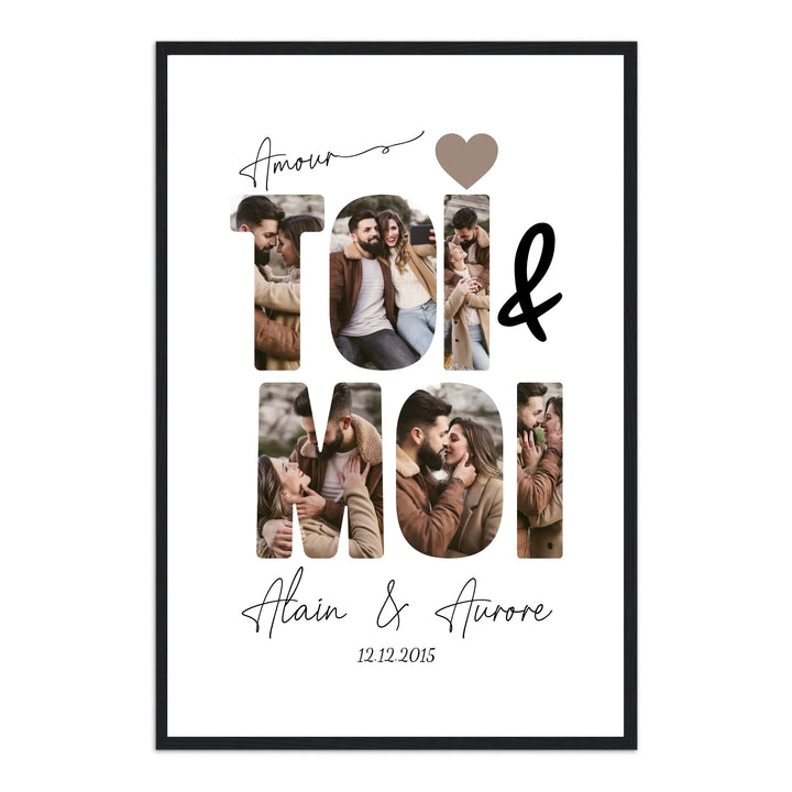 Toi & Moi - Affiche Personnalisée