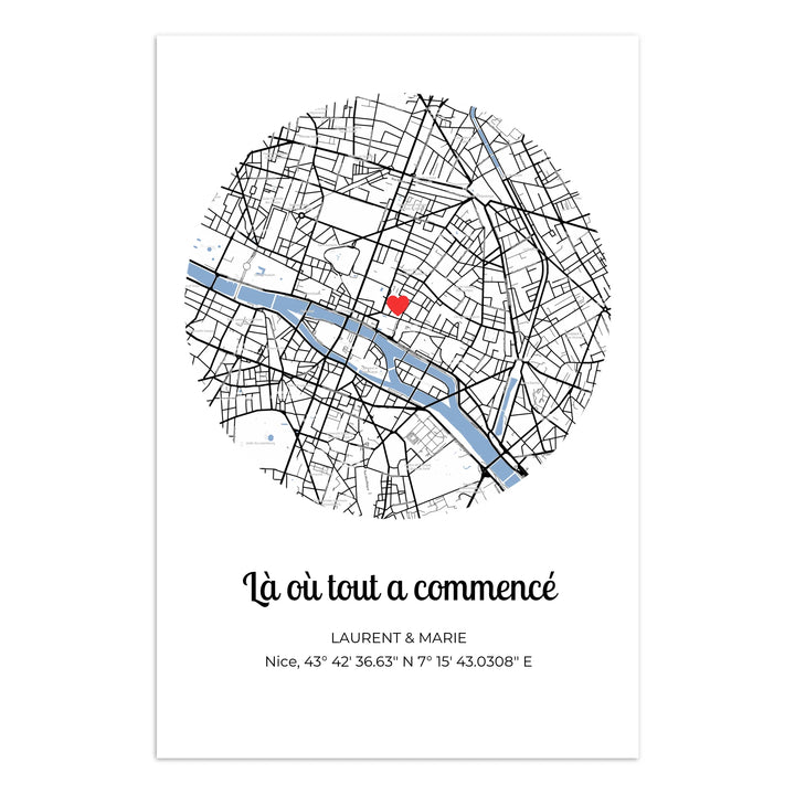 Là où tout a commencé - Affiche personnalisée