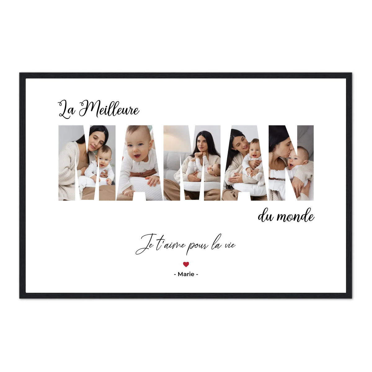 La Meilleure Maman du Monde - Affiche Personnalisée