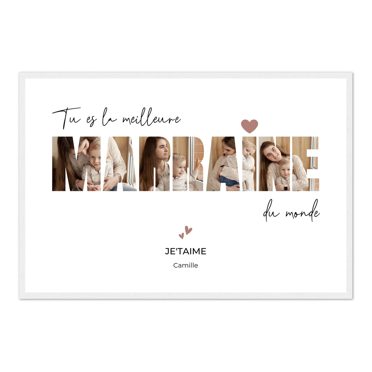 La meilleure marraine du monde - Affiche Personnalisée