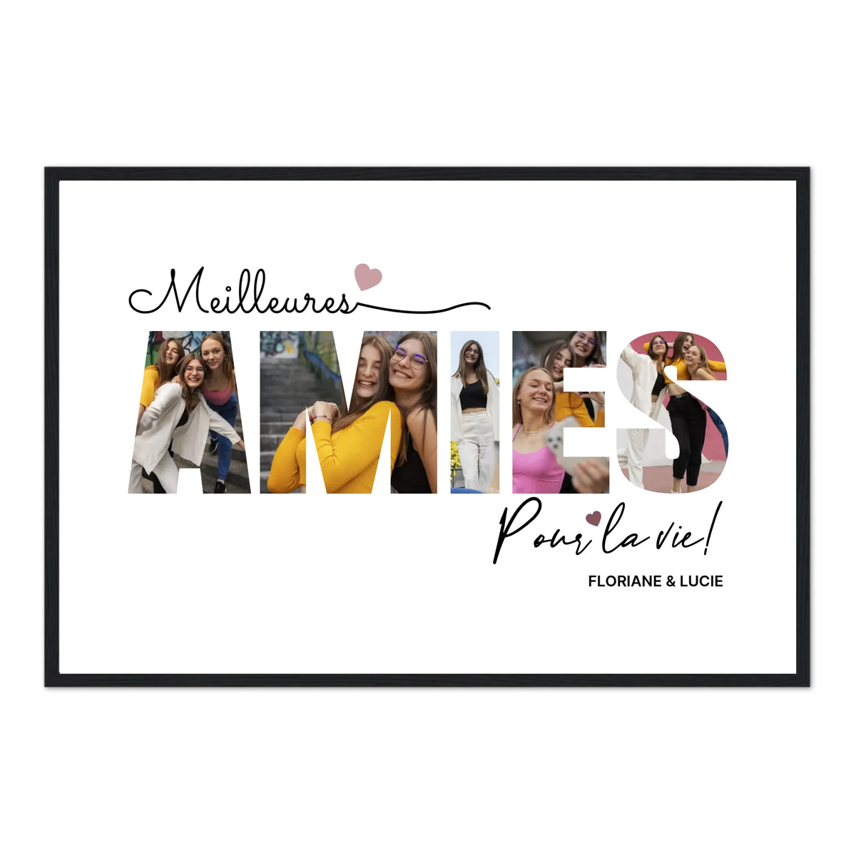 Meilleures Amies - Affiche Personnalisée