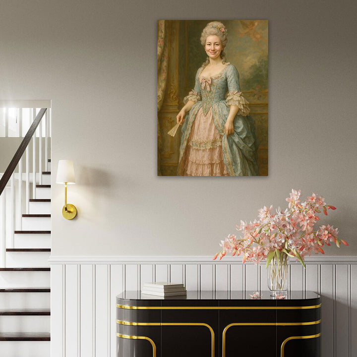 La Marquise Élégante Portrait Personnalisé