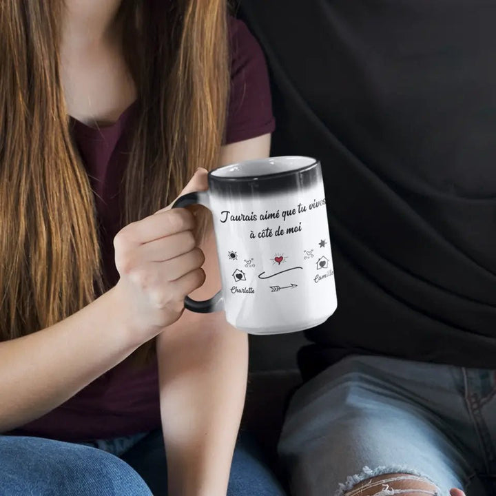 Relation à distance - Tasse magique 325ml